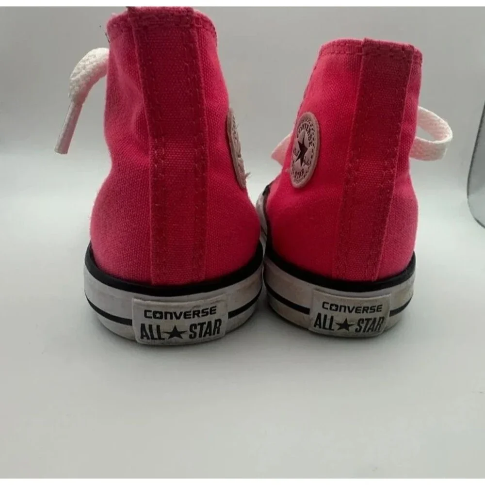 Converse Chuck Taylor All Star High Top Sneakers Pink Toddler Size 4